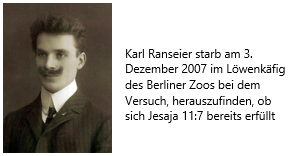 Karl Ranseier ist tot